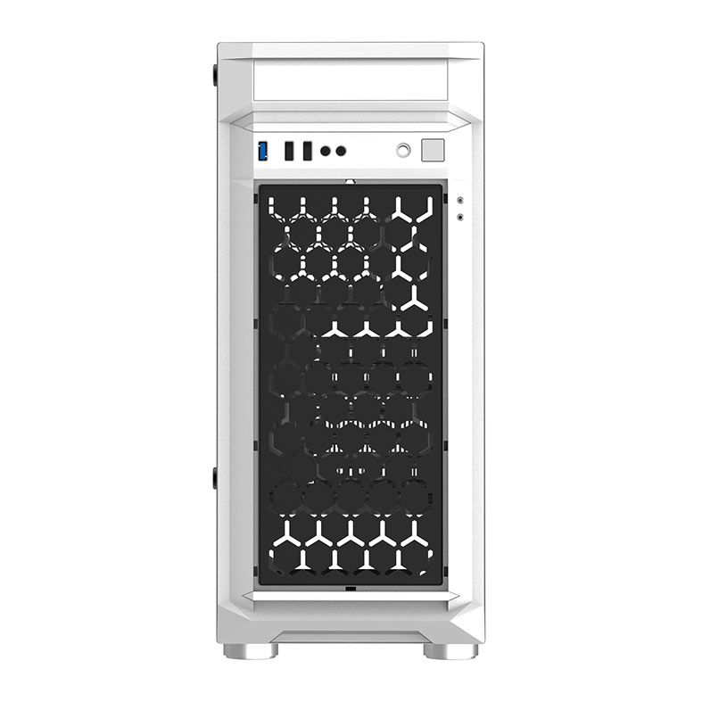 Gabinete Gamer Alseye Frost, Mid-Tower, Lateral de Vidro, Branco, FROST-WH