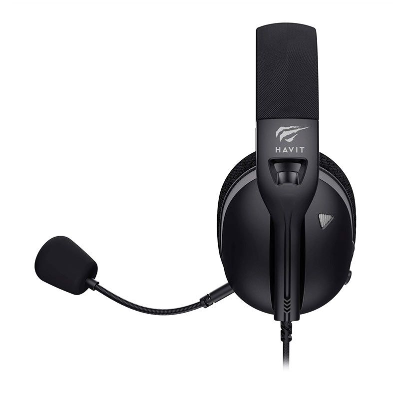 Headset Gamer Havit Fuxi- H5D, Drivers 50mm, Preto, HVGMH-FUXI-H5D-BK