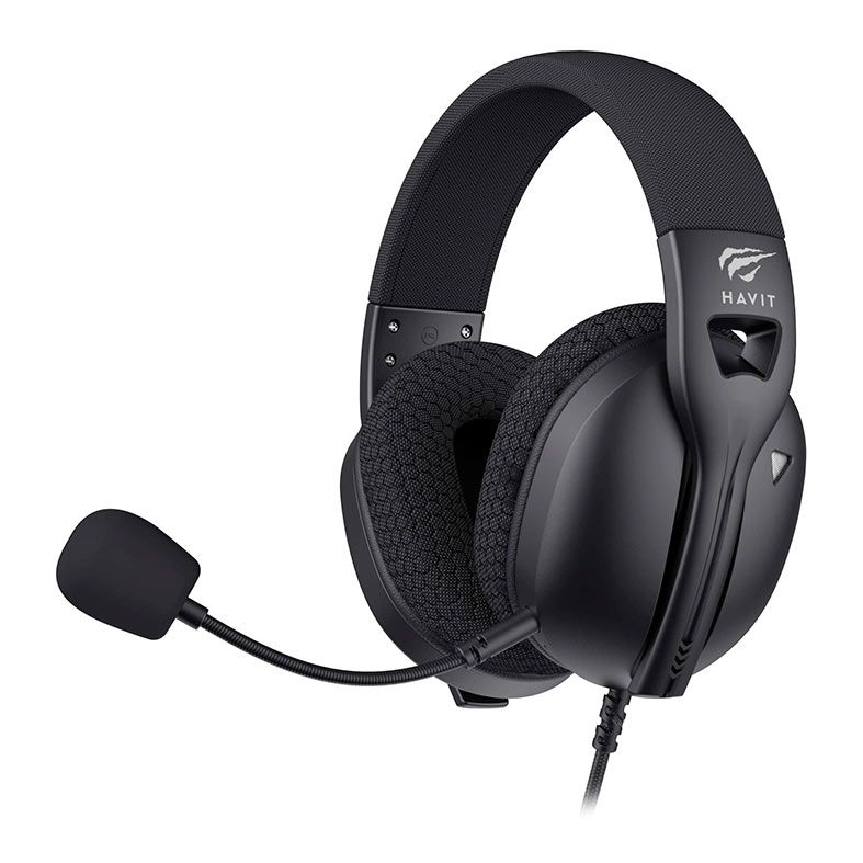 Headset Gamer Havit Fuxi- H5D, Drivers 50mm, Preto, HVGMH-FUXI-H5D-BK