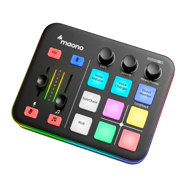 Mesa De Som Maono Caster G1 Neo, RGB, Bluetooth, Preto, G1-NEO