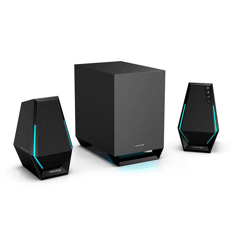 Caixa de Som Edifier Hecate G1500 MAX, RGB, 2x7.5W + 1x15W RMS, Bluetooth e USB-TypeC , Preto, G1500-MAX-BK