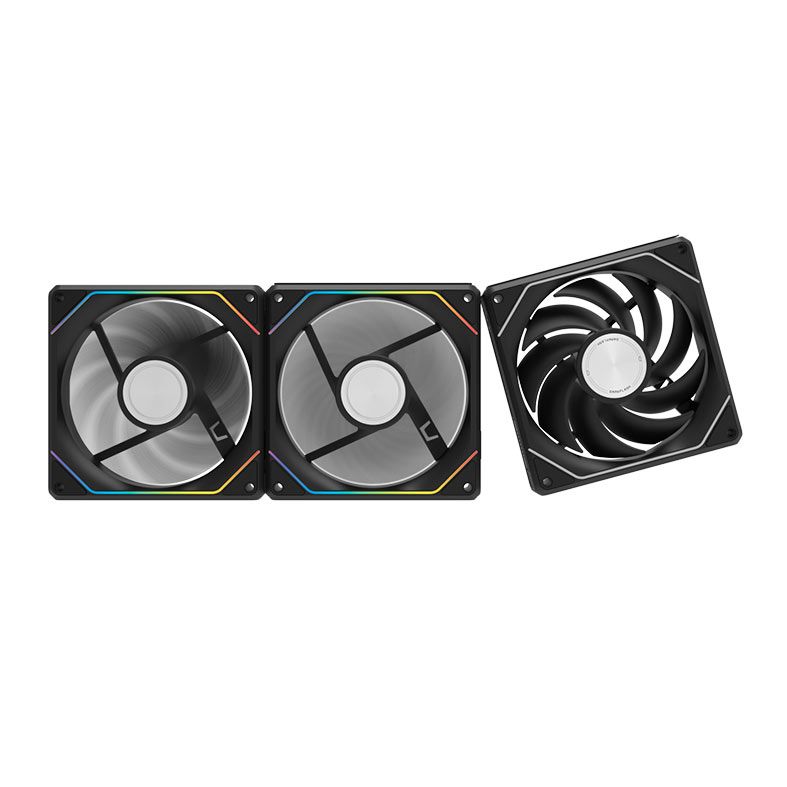Kit Ventoinhas Magnéticas DarkFlash Gauss G16, ARGB, 6X120mm, Preto, G16-BLACK-6IN1