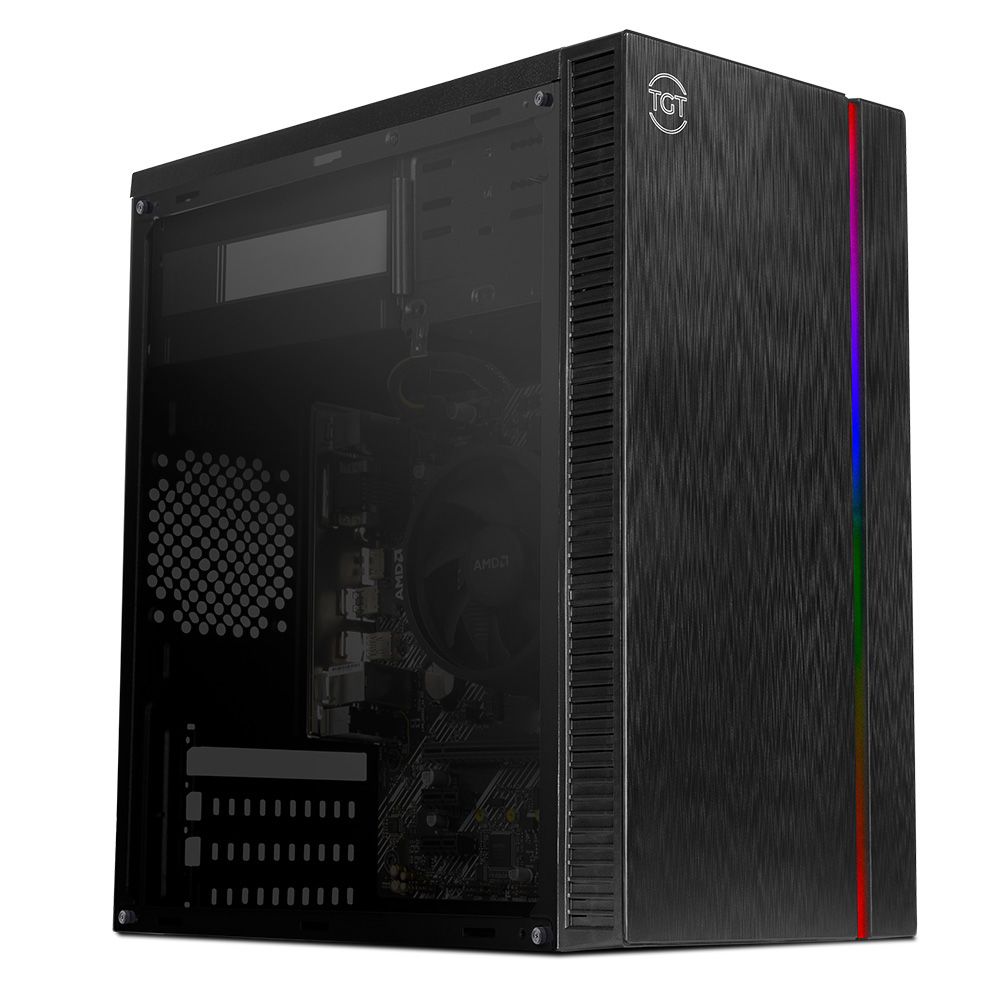 Computador Pichau Home, AMD Ryzen 3 3200G, 8GB DDR4, SSD 120GB + Cadeira Office + Monitor 19" + Kit Teclado e Mouse 