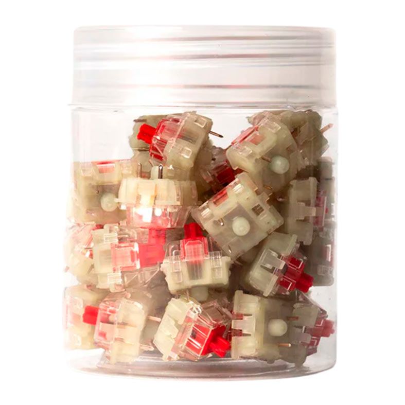 Switches Keychron Cherry MX2A, RGB, 45 Pecas, Red, G276 | Pichau