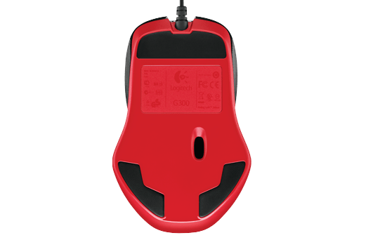 Mouse Gamer Logitech G300 2500Dpi 1000Hz 1ms Preto/Vermelho, 910-002489