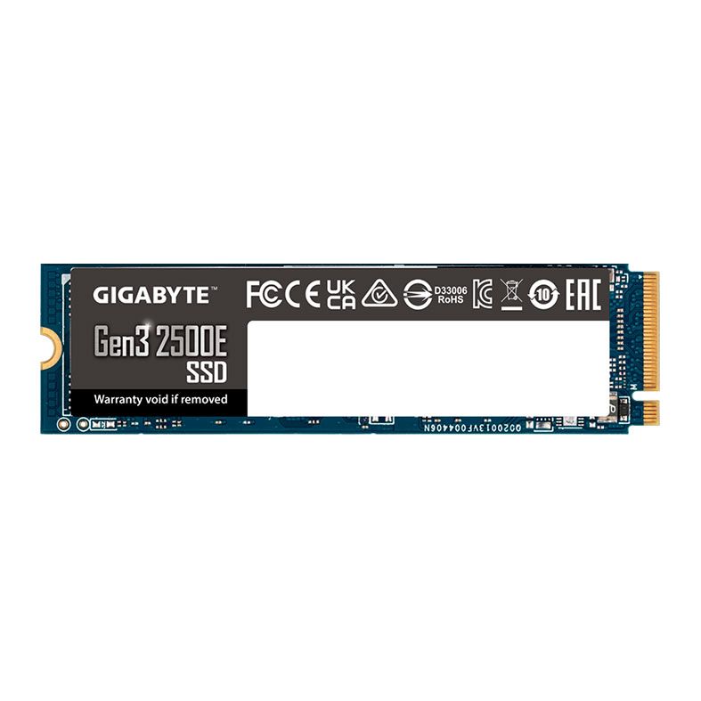 SSD Gigabyte Gen3 2500E, 2TB, M.2 2280, PCIe NVMe, Leitura 2400 MB/s, Gravacao 2000 MB/s, G325E2TB