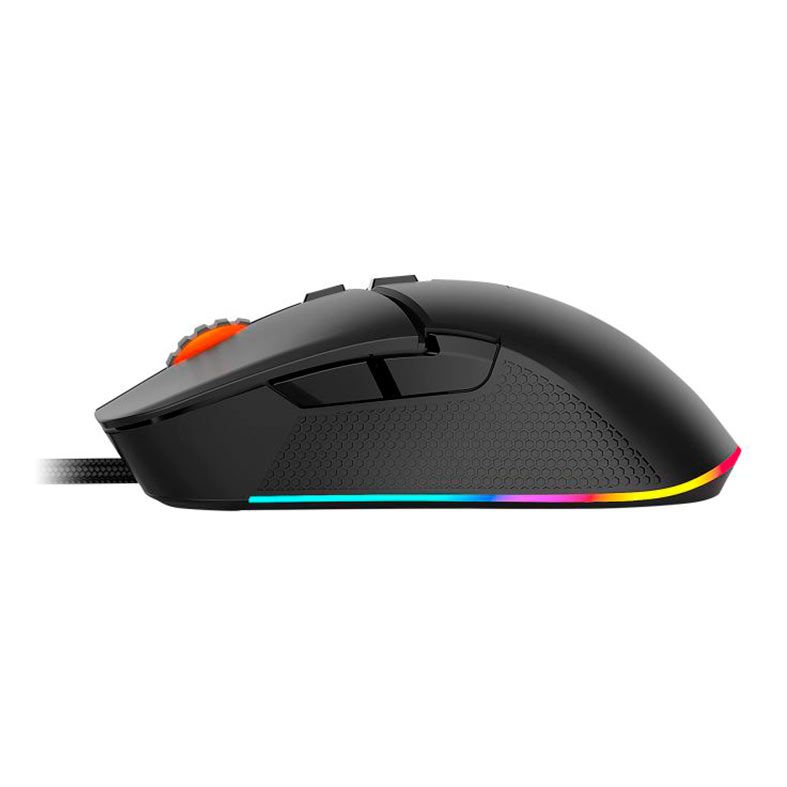 Mouse Gamer Geonav Ghost Light, RGB, 12.400 DPI, 7 Botoes, Preto, G3MS02BK