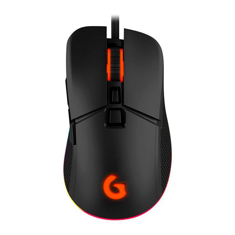 Mouse Gamer Geonav Ghost Light, RGB, 12.400 DPI, 7 Botoes, Preto, G3MS02BK