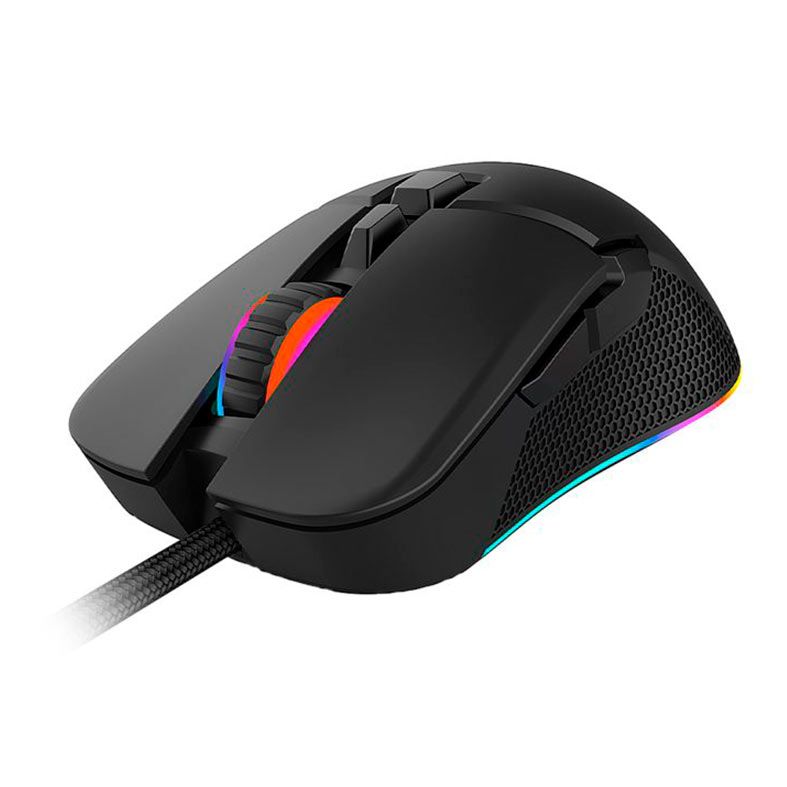 Mouse Gamer Geonav Ghost Light, RGB, 12.400 DPI, 7 Botoes, Preto, G3MS02BK