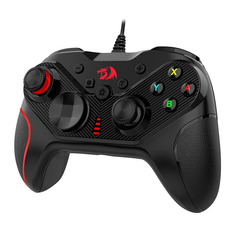 Controle Gamer Redragon Rift G710, USB, PC/PS3, Preto, G710