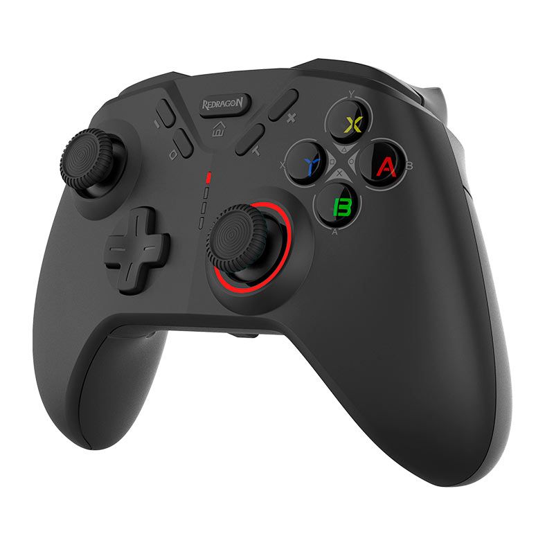 Controle Redragon Forge G711, USB/USB-C/Bluetooth, Nintendo Switch/Android/IOS/PC/PS3/PS4, Preto, G711