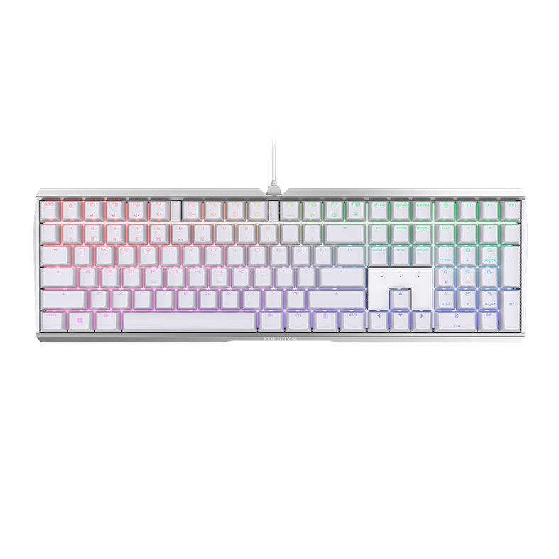 Teclado Mecanico Cherry Xtrfy MX Board 3.0S, RGB, Switch Cherry MX Red, USB, Branco, G80-3874HYAUS-0