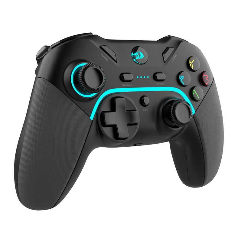 Controle Redragon Harrow Pro, Wireless, Windows/PS3/Android, Preto, G808-PRO