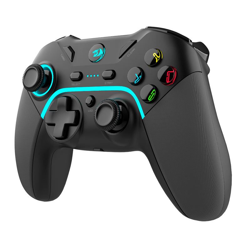 Controle Redragon Harrow Pro, Wireless, Windows/PS3/Android, Preto, G808-PRO