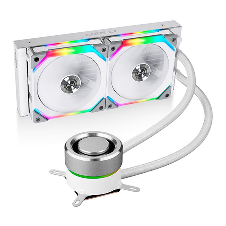 Water Cooler Lian Li Galahad AIO 240, Uni Fan SL Edition, RGB, 240mm, Branco, GA-240SLA-WH