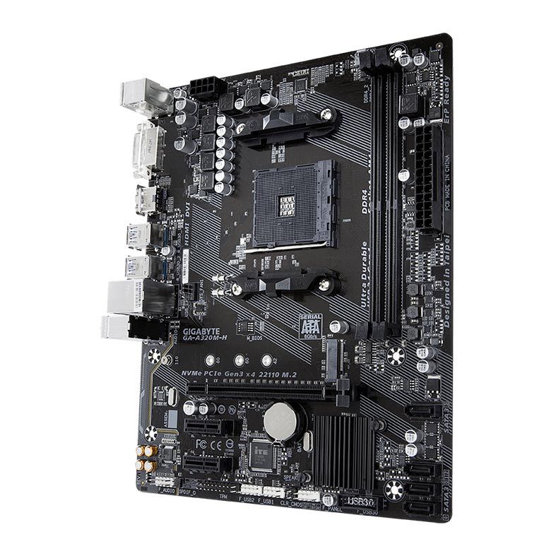 Placa Mae Gigabyte A320M-H DDR4 Socket AM4 Chipset AMD A320