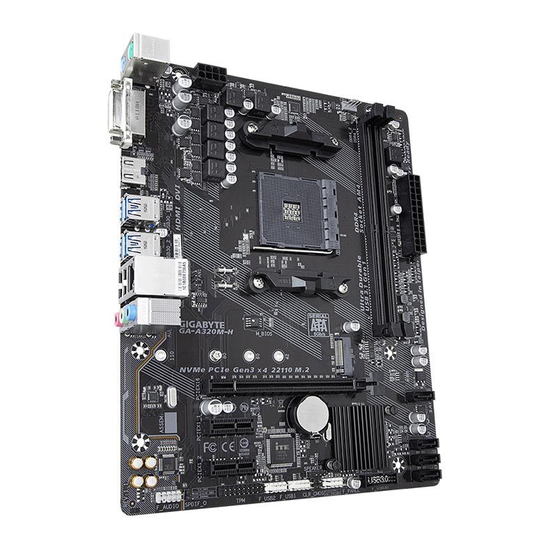 Placa Mae Gigabyte A320M-H DDR4 Socket AM4 Chipset AMD A320