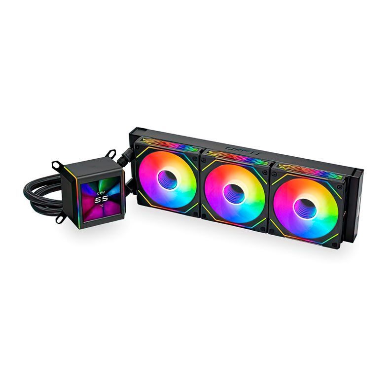 Water Cooler Lian Li GA II LCD SL-INF 360, RGB, 360mm, Preto, GA2ALCD36INB