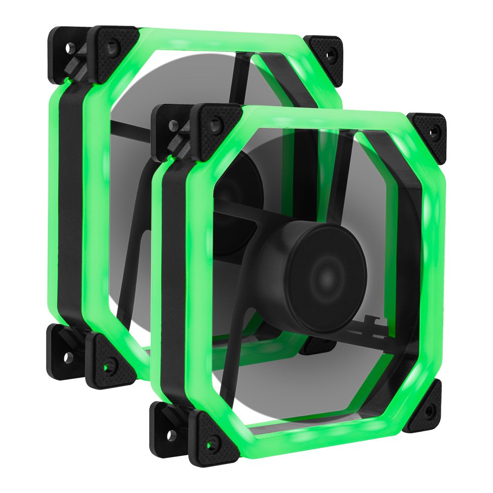 Mancer Kit Upgrade, Gabinete Mancer Stealth + Ventoinhas Mancer Ventus Verde (2x120mm)