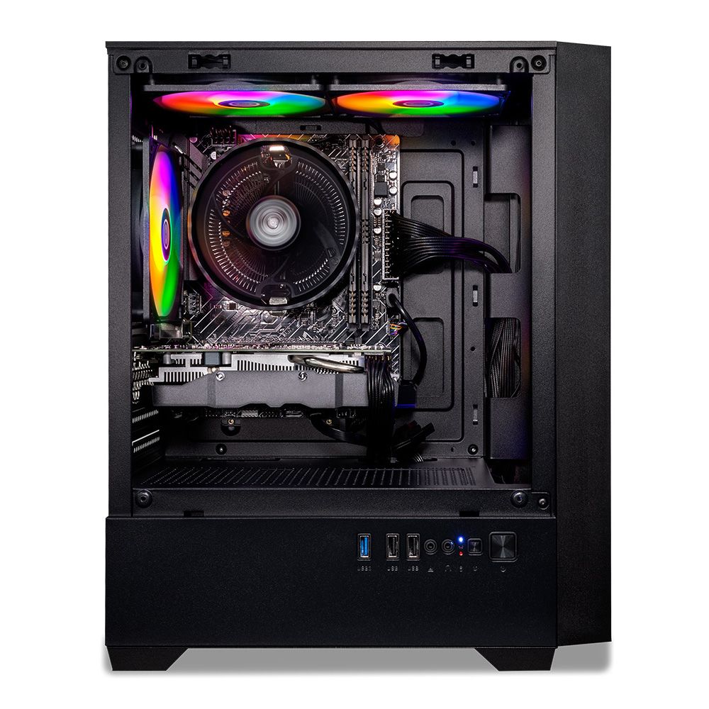 PC Gamer Pichau Dríade, Intel i5-14400F, Radeon RX 580 8GB, 16GB