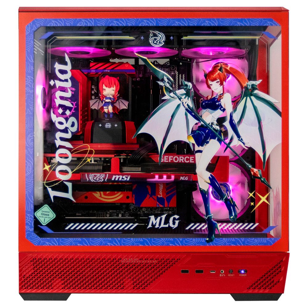 PC Gamer Pichau MSI MLG, AMD Ryzen 7 7800X3D, GeForce RTX 5070 Ti