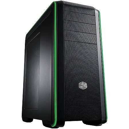 Gabinete Cooler Master CM690 III Black/Green, CMS-693-GWN1