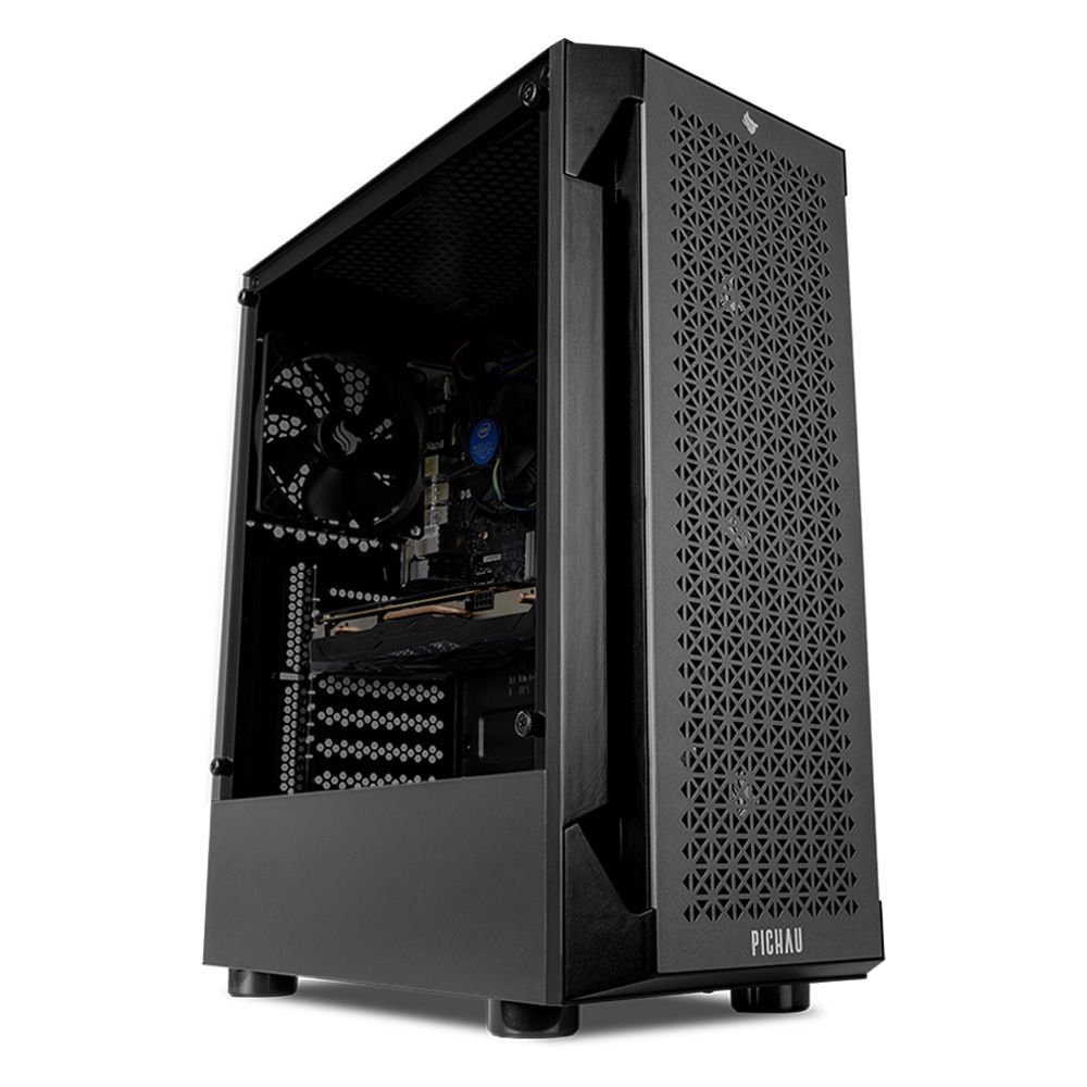 Computador Mancer Gamer, Intel i3-10105, GeForce RTX 2060 12GB, 8GB DDR4, SSD 240GB