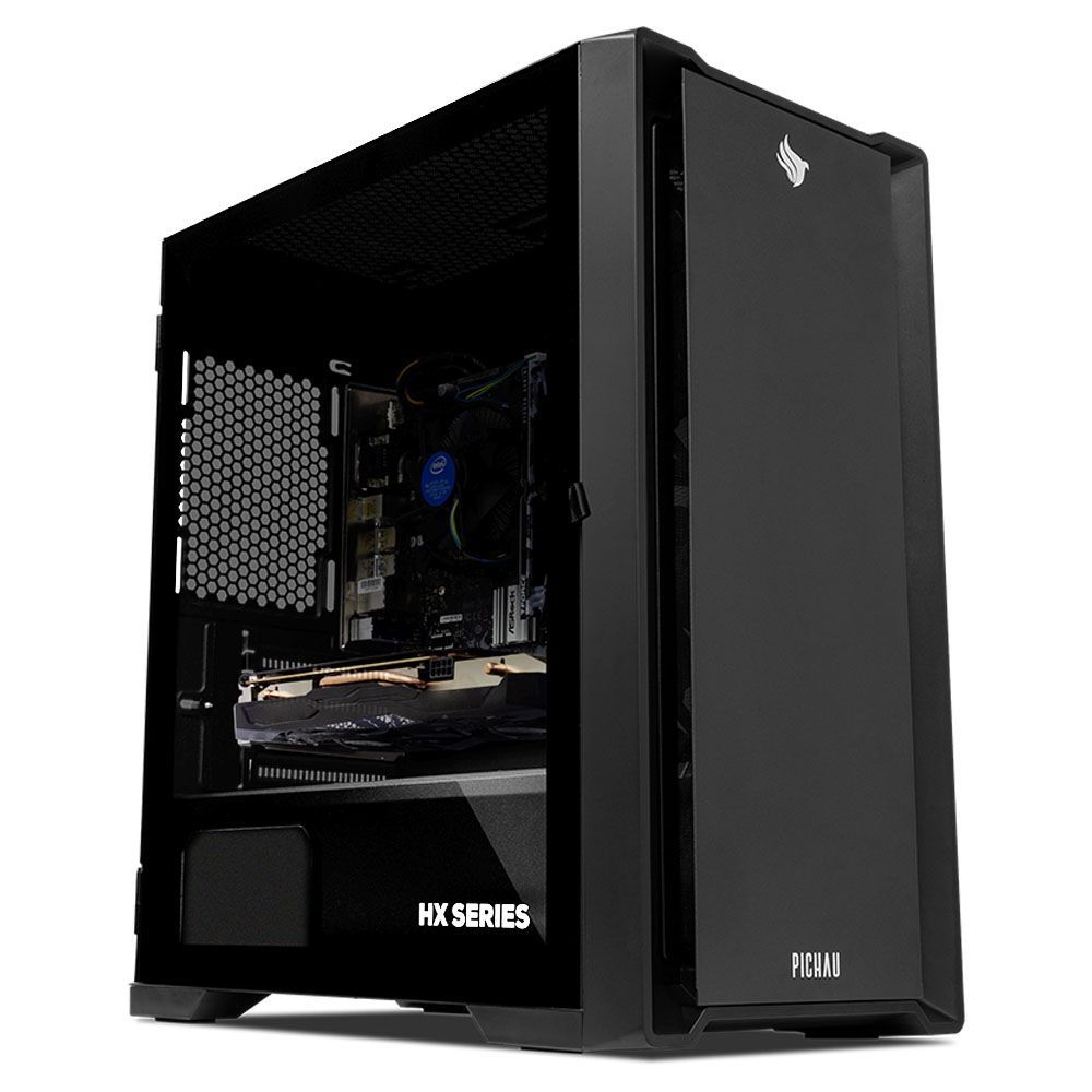 PC Pichau Gamer, Intel i5-12400F, GeForce GTX 1650 4GB, 16GB DDR4, SSD M.2  480GB + Cadeira Gamer + Monitor 24 + Kit Periféricos