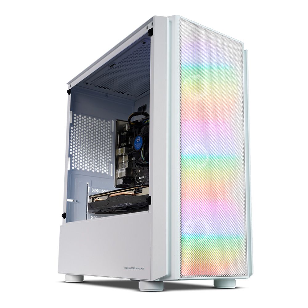 Computador Mancer Gamer Valac, Intel i3-10100F, GeForce RTX 3060 8GB, 16GB DDR4, SSD 480GB