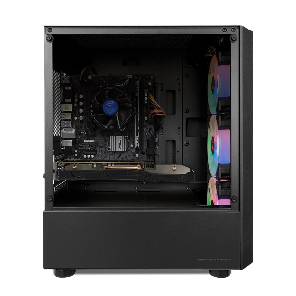 Computador Pichau Gamer Forseti, Intel i3-13100F, GeForce RTX 3060 8GB, 16GB DDR4, SSD 480GB