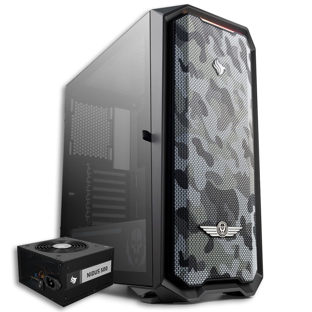 Pichau Kit Upgrade, Gabinete Gamer Pichau Gadit X RTB + Fonte Pichau Nidus 500W PG-5001-BR-OEM
