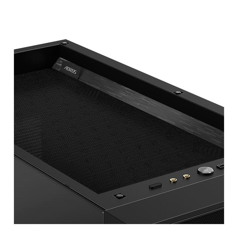 Gabinete Gamer Gigabyte Aorus C500 Glass, RGB, Mid-Tower, Lateral de Vidro, 4 Fans, Preto, GB-AC500G