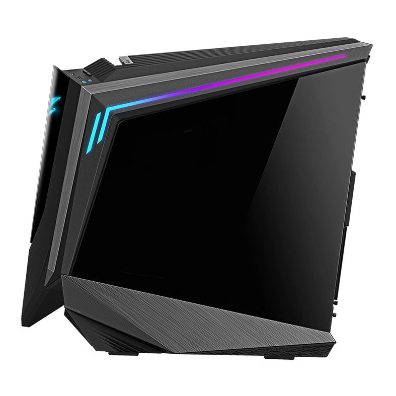 Gabinete Gamer Gigabyte Aorus C700 Glass, RGB, Full-Tower, Lateral de Vidro, 5 Fans, Preto, GB-AC700G