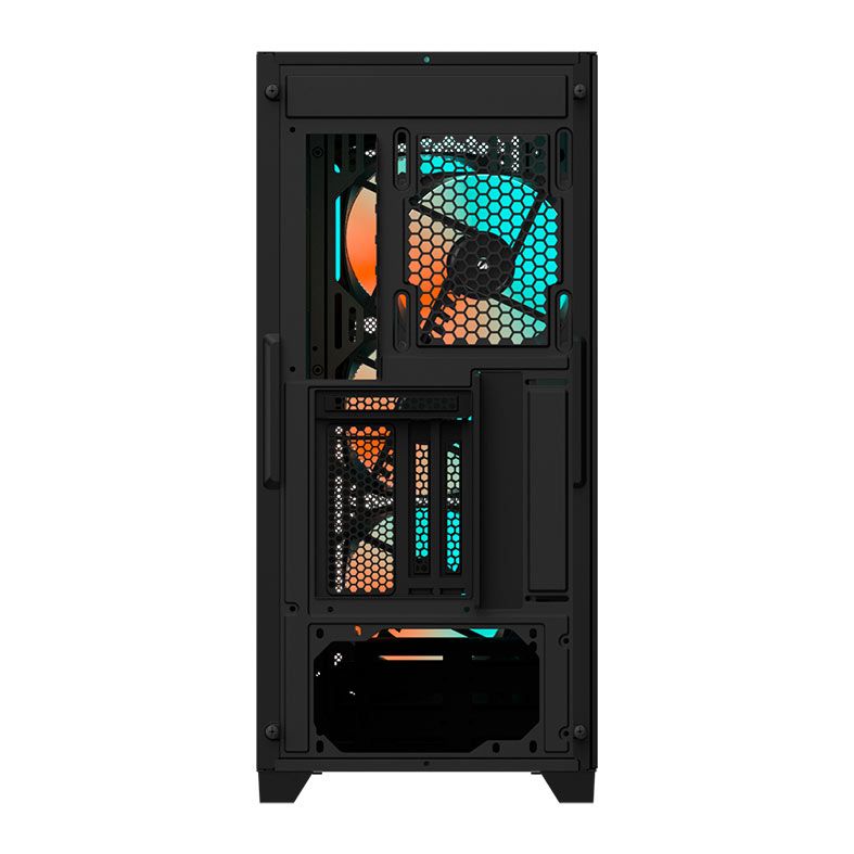 Gabinete Gamer Gigabyte C301 Glass, RGB, Mid-Tower, Lateral de Vidro, 4 Fans, Preto, GB-C301G