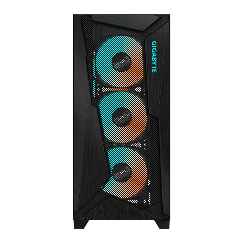 Gabinete Gamer Gigabyte C301 Glass, RGB, Mid-Tower, Lateral de Vidro, 4 Fans, Preto, GB-C301G