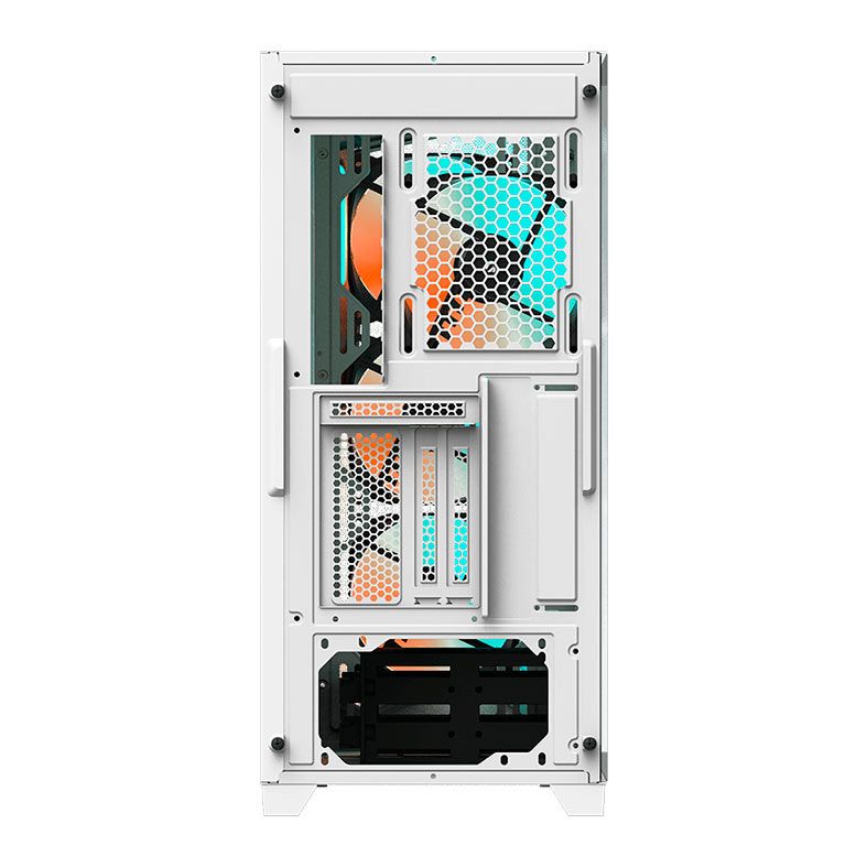 Gabinete Gamer Gigabyte C301 Glass, RGB, Mid-Tower, Lateral de Vidro, 4 Fans, Branco, GB-C301GW