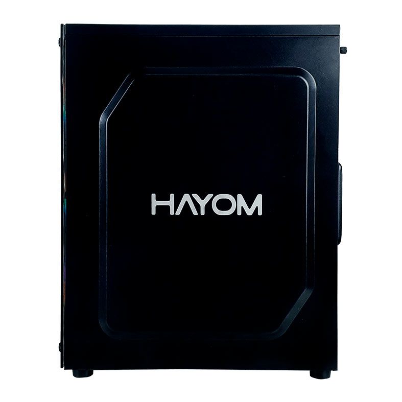 Gabinete Gamer Hayom GB1729, RGB, Lateral de Vidro, Com 4 Fans, Preto, GB1729