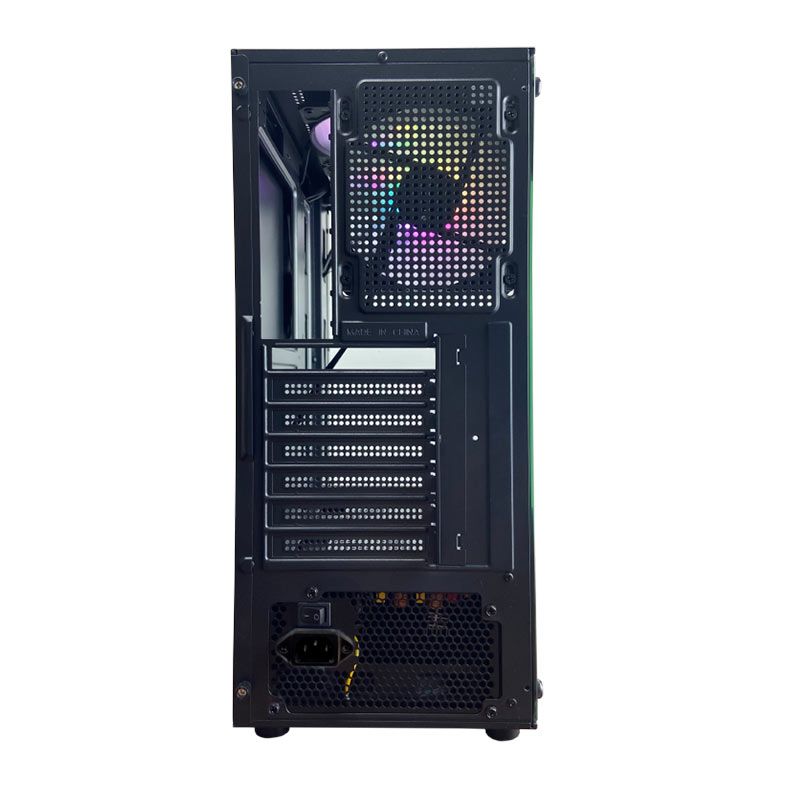 Gabinete Gamer Hayom GB1792, RGB, Mid-Tower, Lateral de Vidro, Com 3 Fans, Preto, GB1792