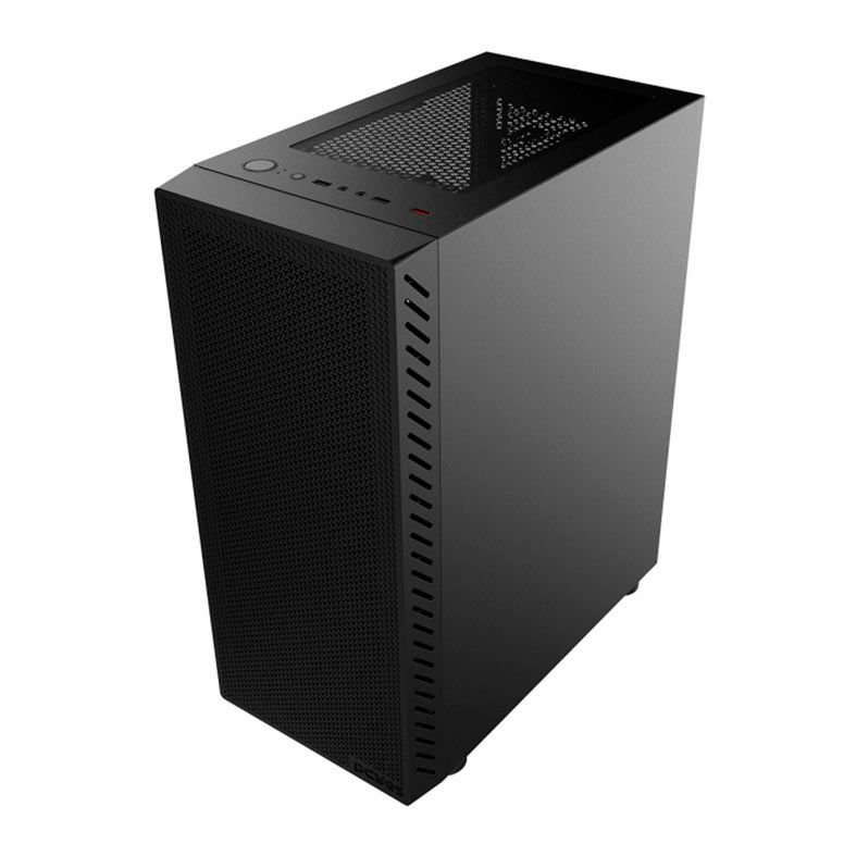 Gabinete Gamer Pcyes Bolter Black Vulcan, Mid-Tower, Lateral de Vidro, GBBVPBR