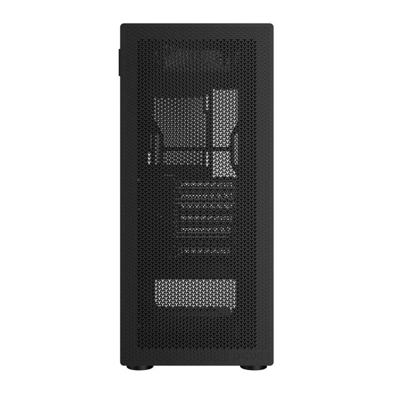 Gabinete Gamer Pcyes Bolter Black Vulcan, Mid-Tower, Lateral de Vidro, GBBVPBR