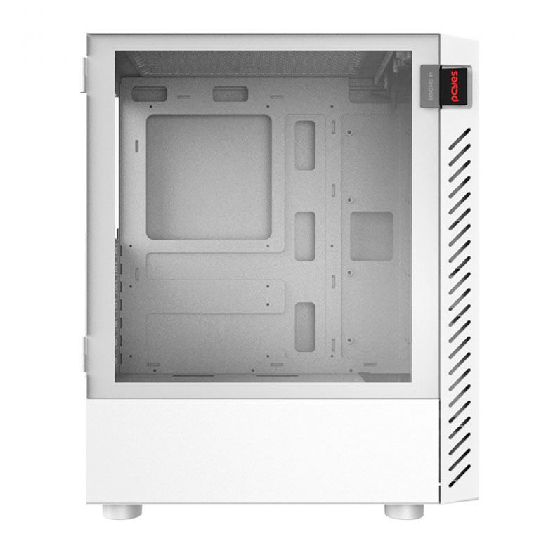 Gabinete Gamer Pcyes Bolter White Ghost, Mid-Tower, Lateral de Vidro, GBWGPBR