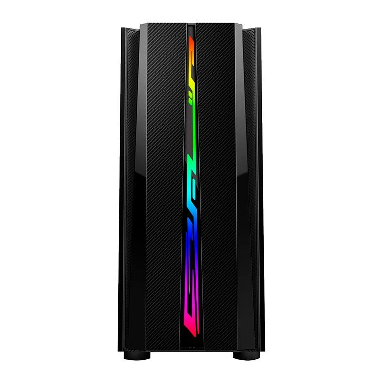 Gabinete Gamer Redragon Scalpel RGB Lateral Vidro Temp Preto, GC-520