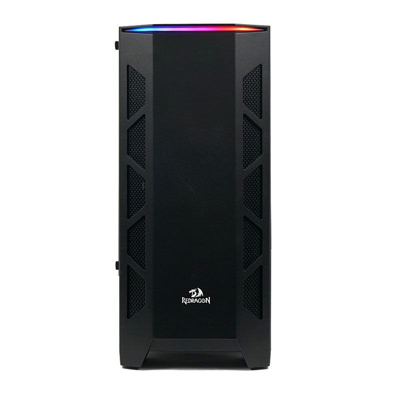 Gabinete Gamer Redragon Starscream Vidro Temp Preto, GC-610B