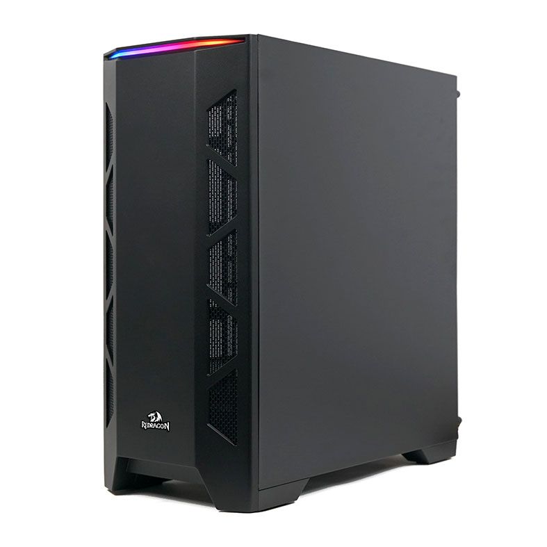 Gabinete Gamer Redragon Starscream Vidro Temp Preto, GC-610B