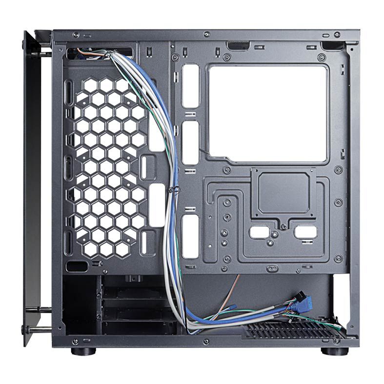Gabinete Gamer Redragon Cosmos Lateral e Frontal Vidro Temp Preto, GC-615