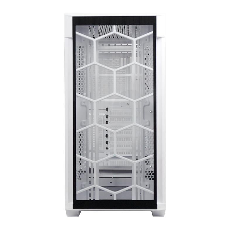 Gabinete Gamer Redragon Megatron Vidro Temp Branco, GC-705W