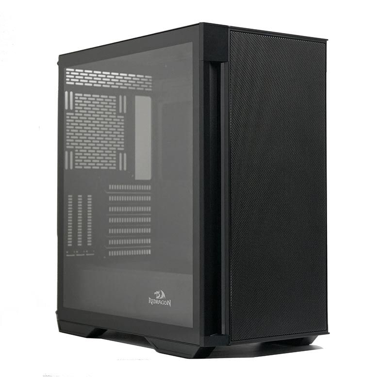 Gabinete Gamer Redragon Demolisher Vidro Temp Black, GC-706B