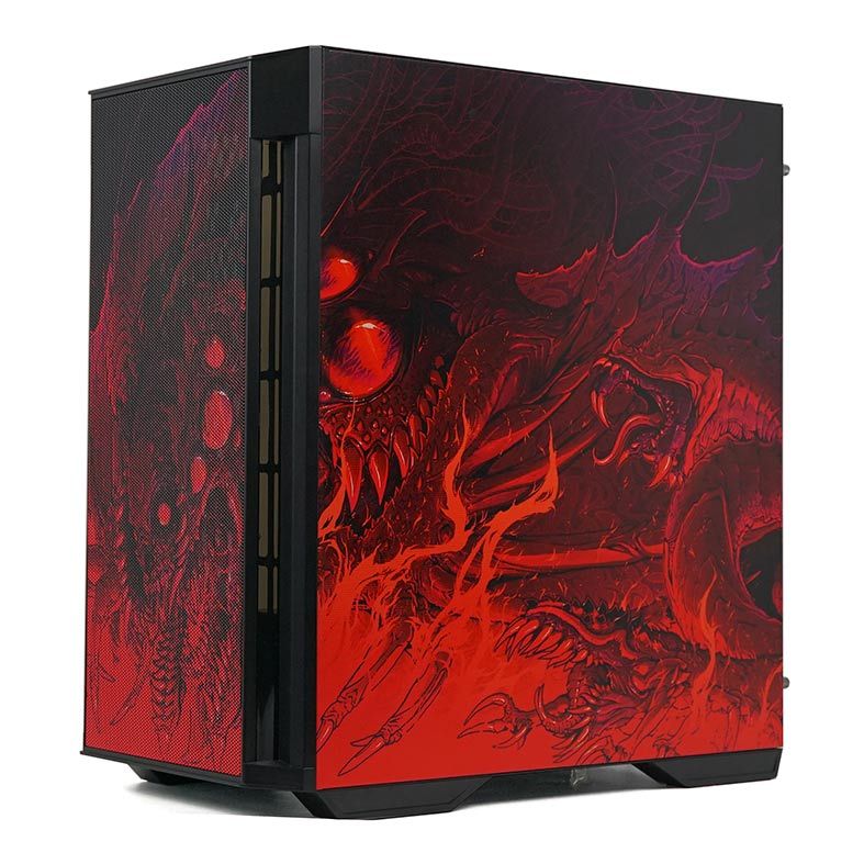 Gabinete Gamer Redragon Infernal Dragon Strafe Vidro Temp, GC-706IF