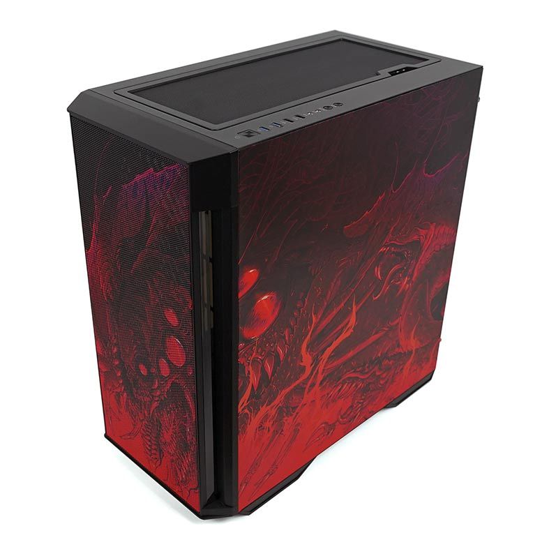Gabinete Gamer Redragon Infernal Dragon Strafe Vidro Temp, GC-706IF