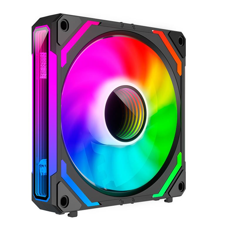 Kit Ventoinhas Redragon Infinity Mirror, ARGB, 3x120mm, Preto, GC-F012